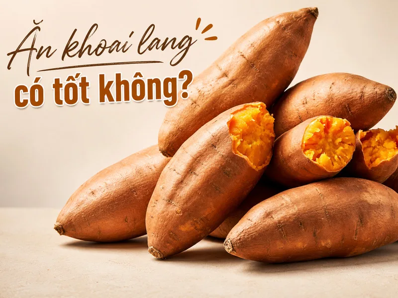 Khoai lang là nguồn tinh bột giàu chất xơ và vi chất, phù hợp với chế độ ăn cân bằng khi dùng đúng khẩu phần.