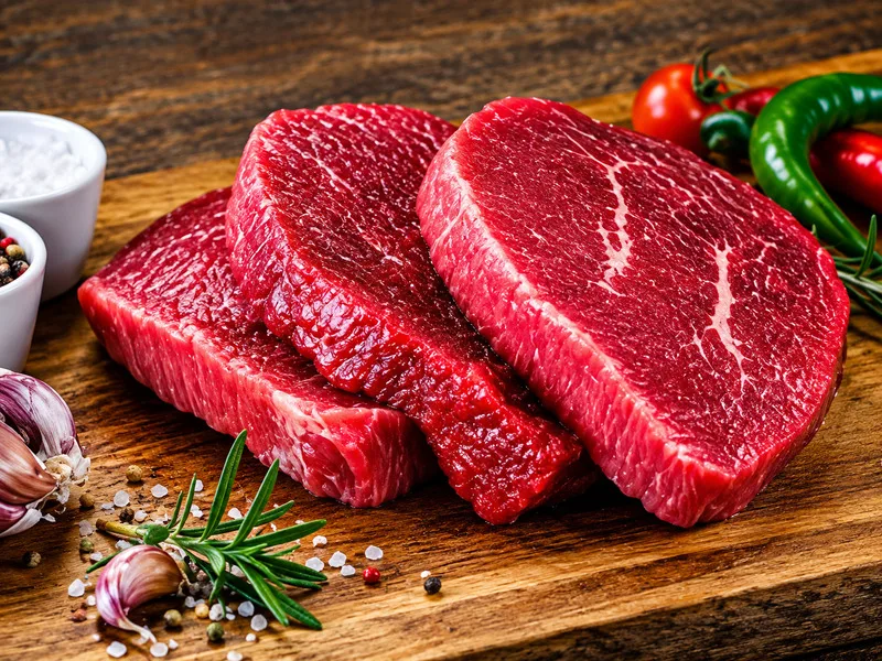 Tiêu thụ quá nhiều thịt đỏ, đặc biệt các món nhiều mỡ hoặc chế biến sẵn, có thể làm tăng một số rủi ro sức khỏe.